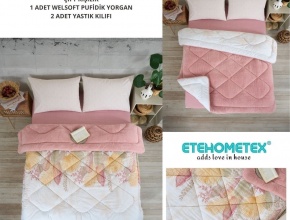 WELSOFT DESENLİ ÇİFT KİŞİLİK YORGAN