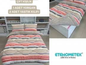 WELSOFT DESENLİ ÇİFT KİŞİLİK YORGAN