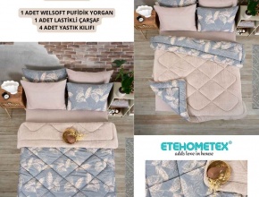 WELSOFT DESENLİ ÇİFT KİŞİLİK UYKU SETİ