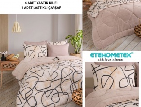 WELSOFT DESENLİ ÇİFT KİŞİLİK UYKU SETİ
