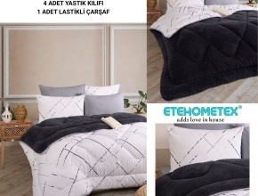 WELSOFT DESENLİ ÇİFT KİŞİLİK UYKU SETİ