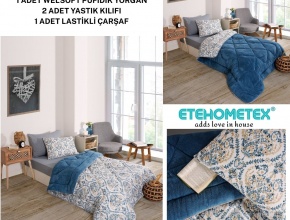 WELSOFT DESENLİ TEK KİŞİLİK UYKU SETİ